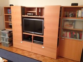 Hülsta Tameta Wohnwand mit Schiebetüren für TV