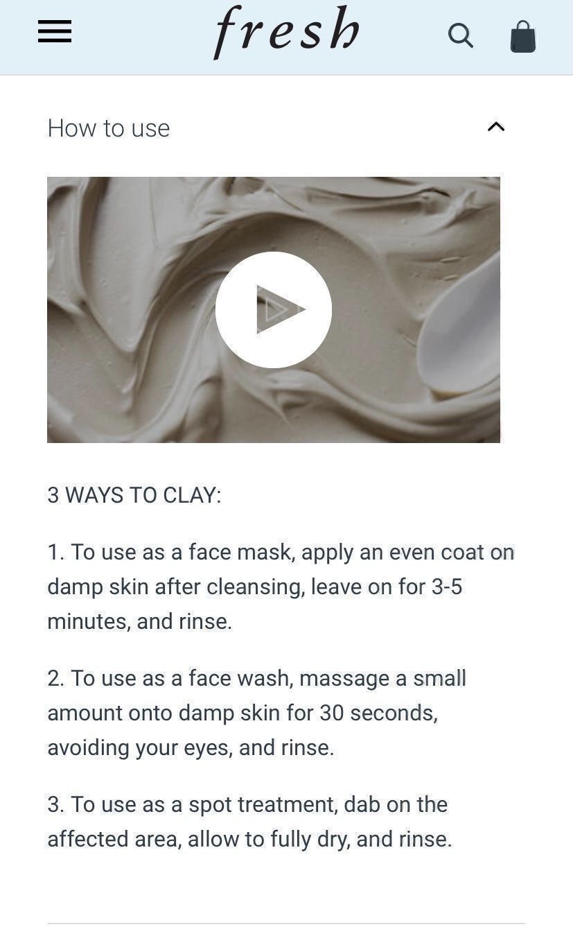 Sephora Gesichtspflege: Fresh Umbrian Clay Purifying Mask,Ladenpreis CHF36.50 – Neu und originalverpackt aus Zürich von deruja 5