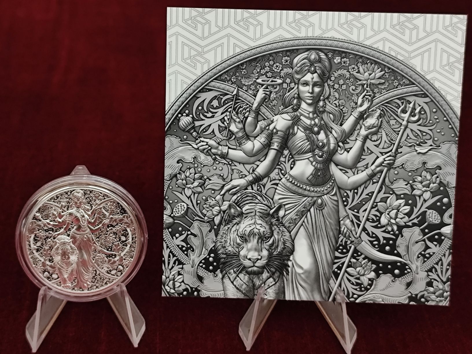 Tutti le monete: 1 OZ Silbermünze Durga 2025 – Nuovo e nell'imballaggio originale da Diepoldsau venduto da Unique-Coins 1