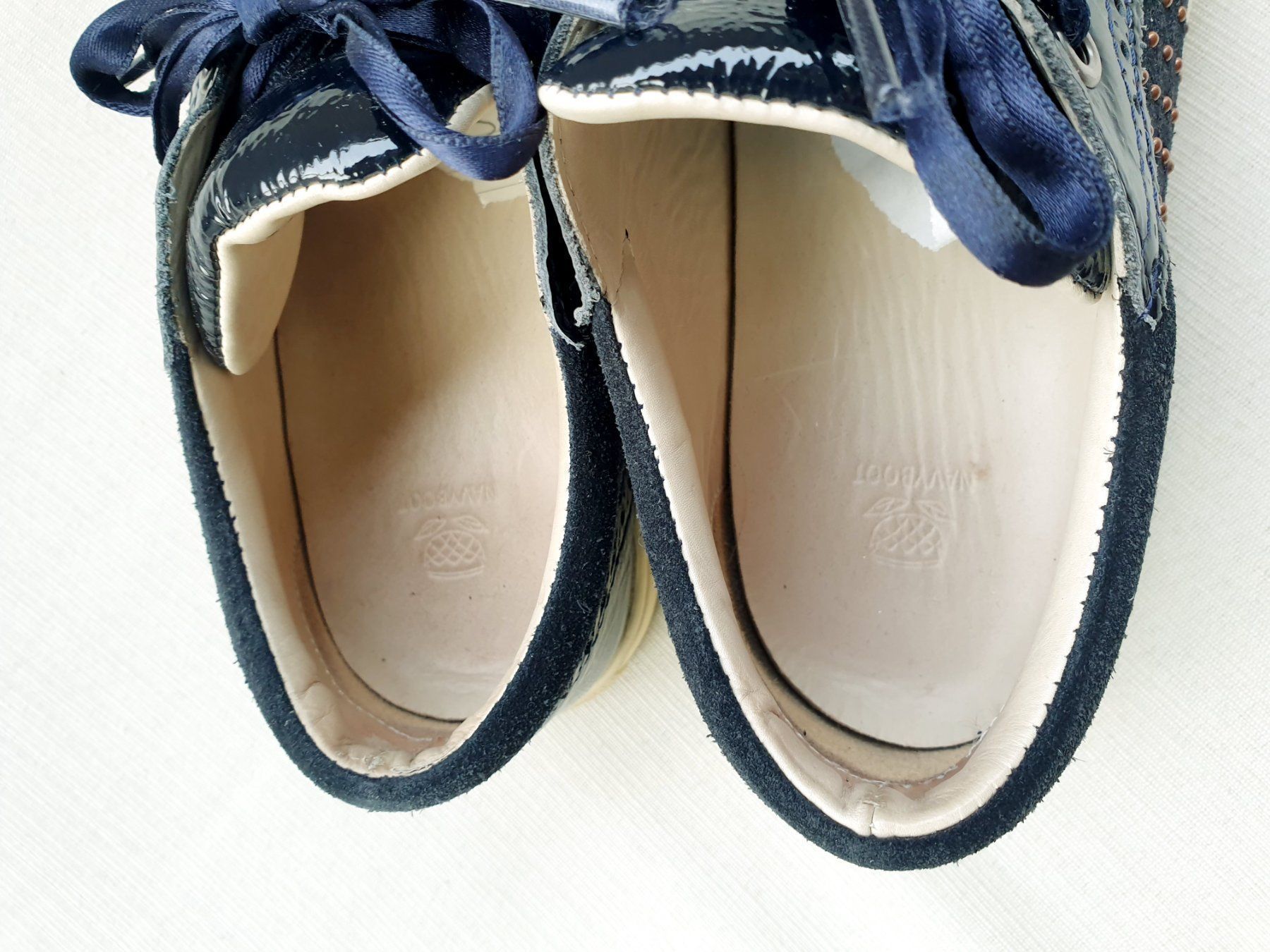 Navyboot Damenschuhe: NAVYBOOT SNEAKER SCHUHE BLAU ECHT LEDER 35 HALBSCHUH TOP – Gebraucht aus Elsau von the-colorful-side 5