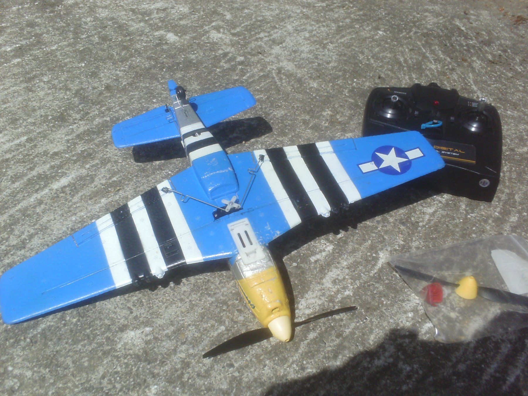 Modellismo RC: Modellflugzeug, Volantex Mustang Warbird – Usato da Süderen venduto da paeng007 2