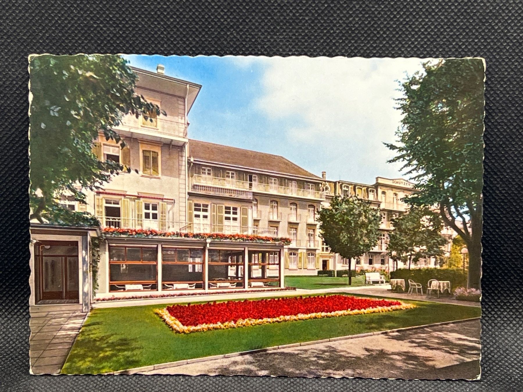 Cartoline postali: Rheinfelden, Hotel Solbad Schützen – Usato da Widnau venduto da Brusi9