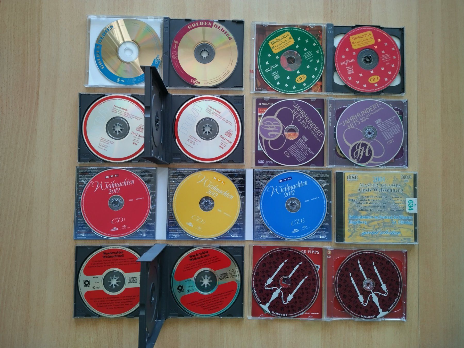 CDs: CD Sammlung: Div. Musikrichtungen / 60 CD's! – Gebraucht aus Jona von Argus36 4