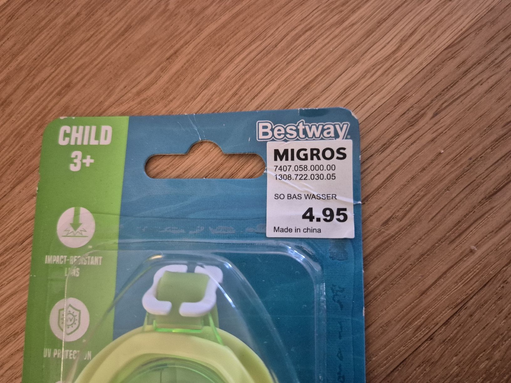 Brillen & Gläser: Bestway Klinderschwimmbrille Grün – Neu und originalverpackt aus Dübendorf von Nemo_0 1
