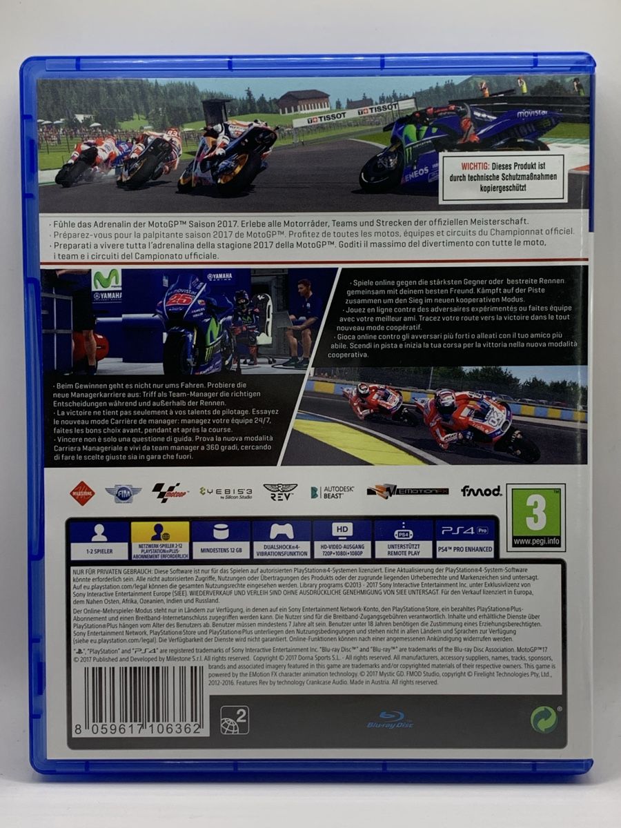 Sony Giochi: MotoGP 17 - PS4 – Usato da Ostermundigen venduto da RG-Collector 1