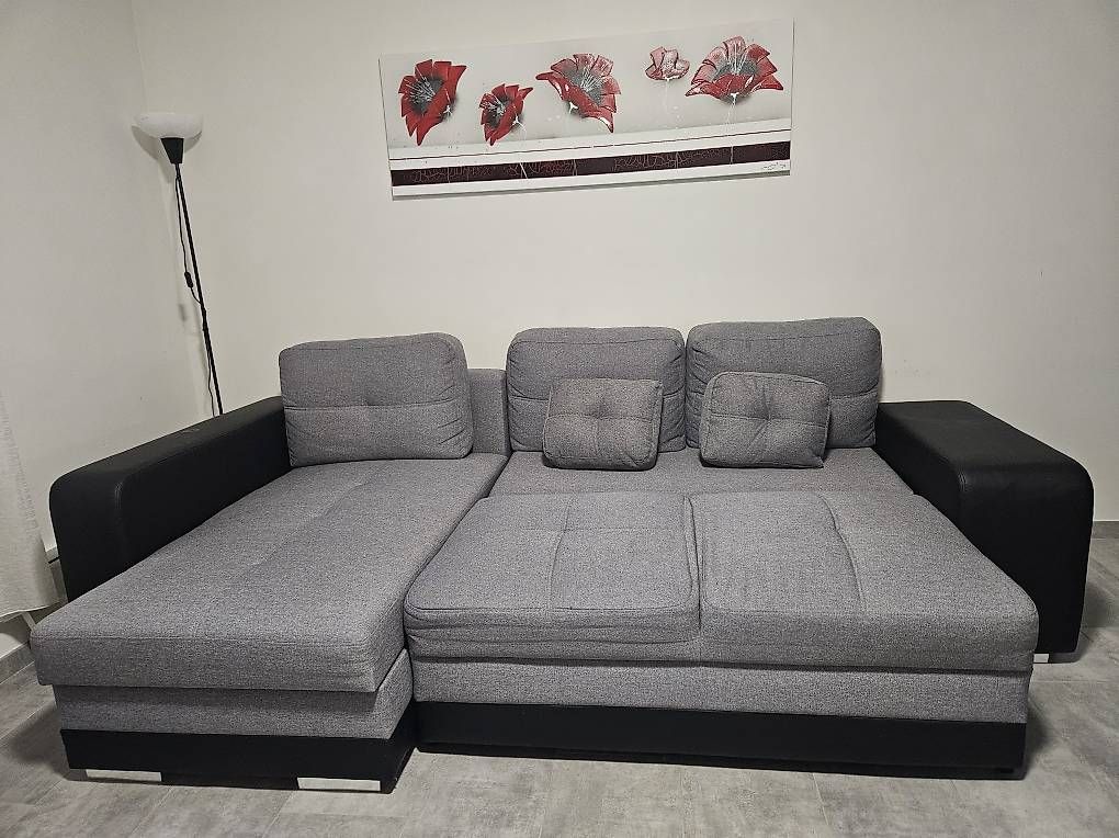 Divani: Vendo divano-letto grigio – Usato da Bellinzona venduto da cat_fnx5 1