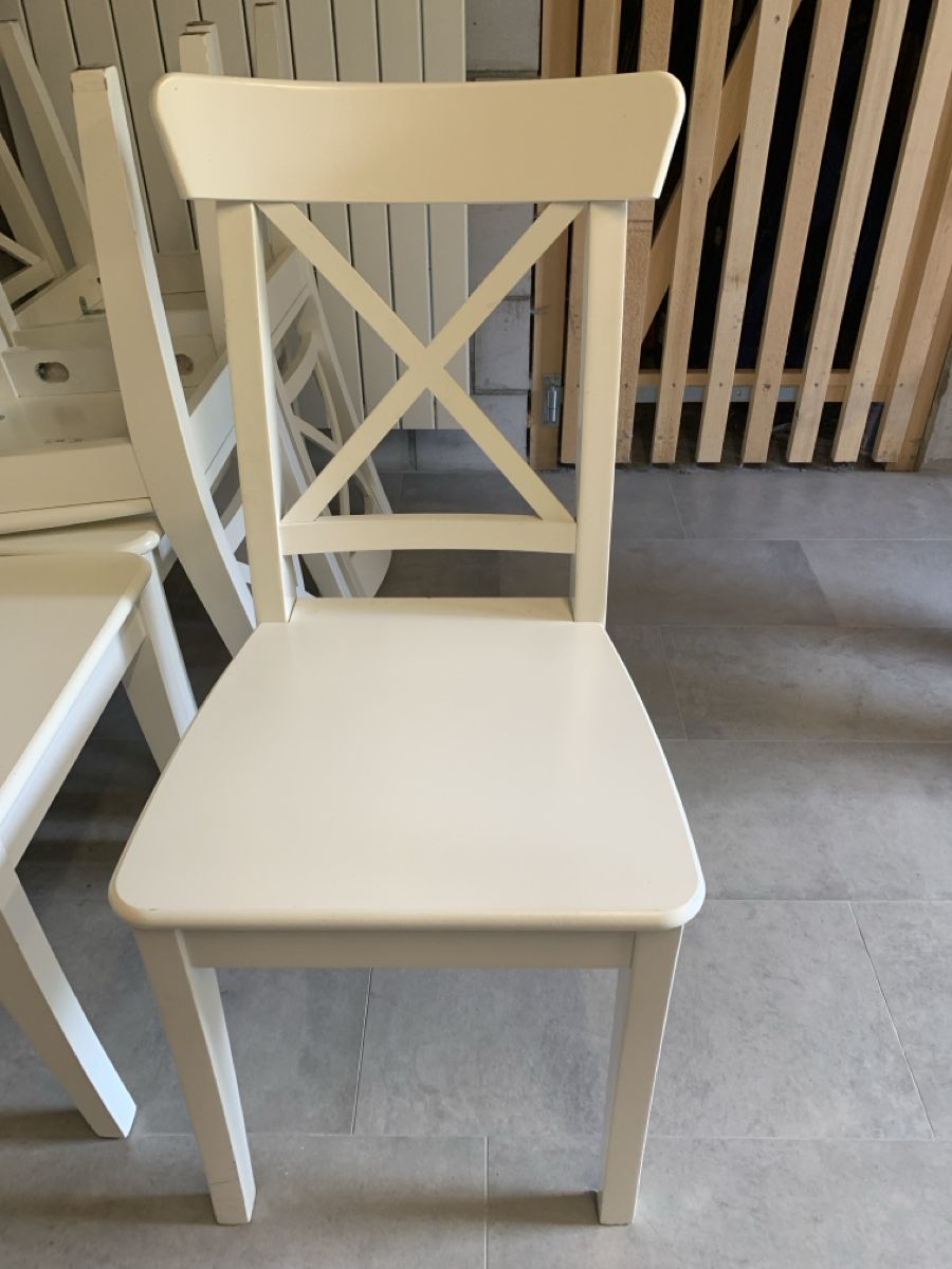 Ikea Stühle: Stuhl weiss von IKEA Ingolf  – Gebraucht aus Turbach von mel_q2ry 4