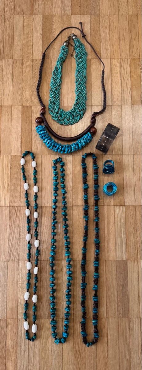 Sonstiger Schmuck: Collane e orecchini turchese estate📿💍 – Gebraucht aus Viganello von BlackPanda0003
