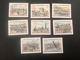 Österreich 1964 WIPA´65 Blick über Wien 1164/71 **(2419)