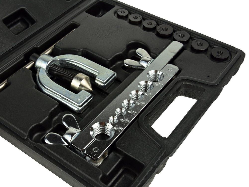 Bremsleitung Bördelgerät Set 6-teilig - Für 3/16 Zoll 4,75mm Leitungen