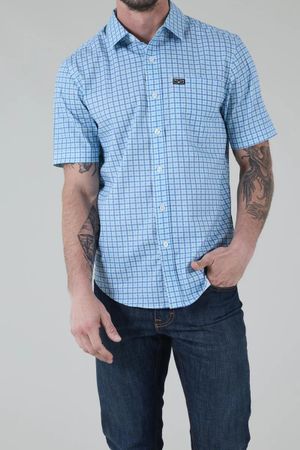 Kimes Ranch Tucco Mini Check Dress Shirt XL Kurzarm-Hemd