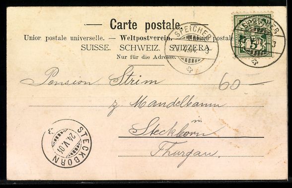 Cartoline postali: Speicher, Ortsansichten aus der Vogelsch – Usato da Berlin venduto da bartko-reher 1