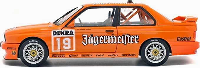 BMW Modellini d'auto: BMW E30 DTM JÄGERMEISTER, im Massstab 1:18 – Nuovo e nell'imballaggio originale da Erlenbach im Simmental venduto da Model_box