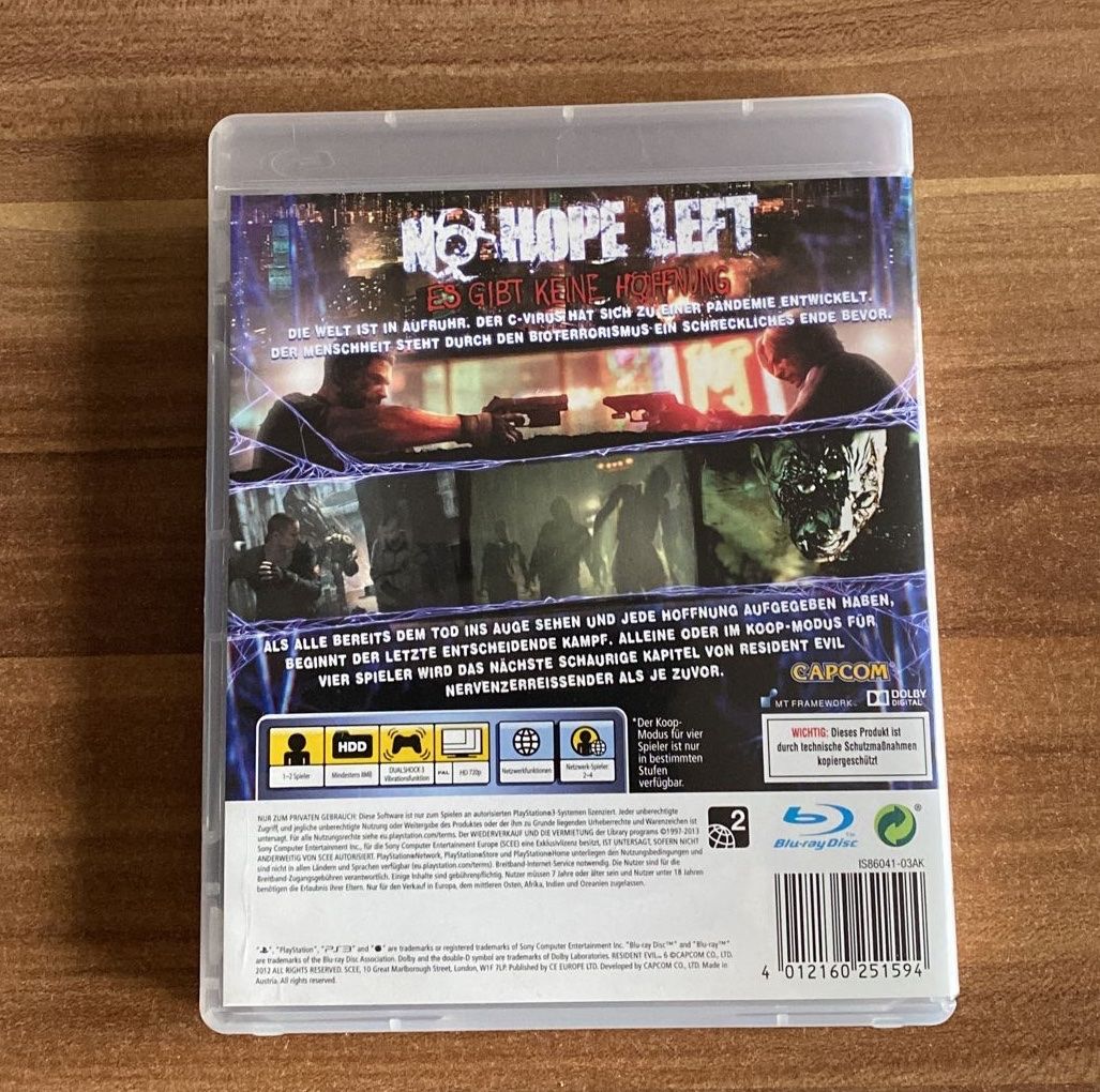 Spiele: PS3 Resident Evil – Gebraucht aus Wagenhausen von FrauLang 2