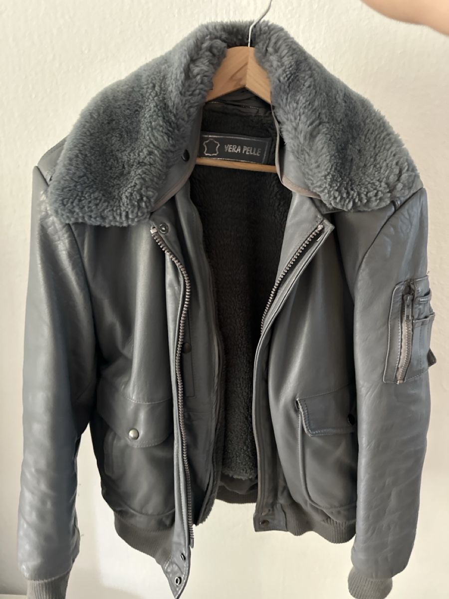 Jacken: Avanti Nappa Leather Jacket with Removable Lining Grey – Gebraucht aus Thalwil von fsc_d9h5
