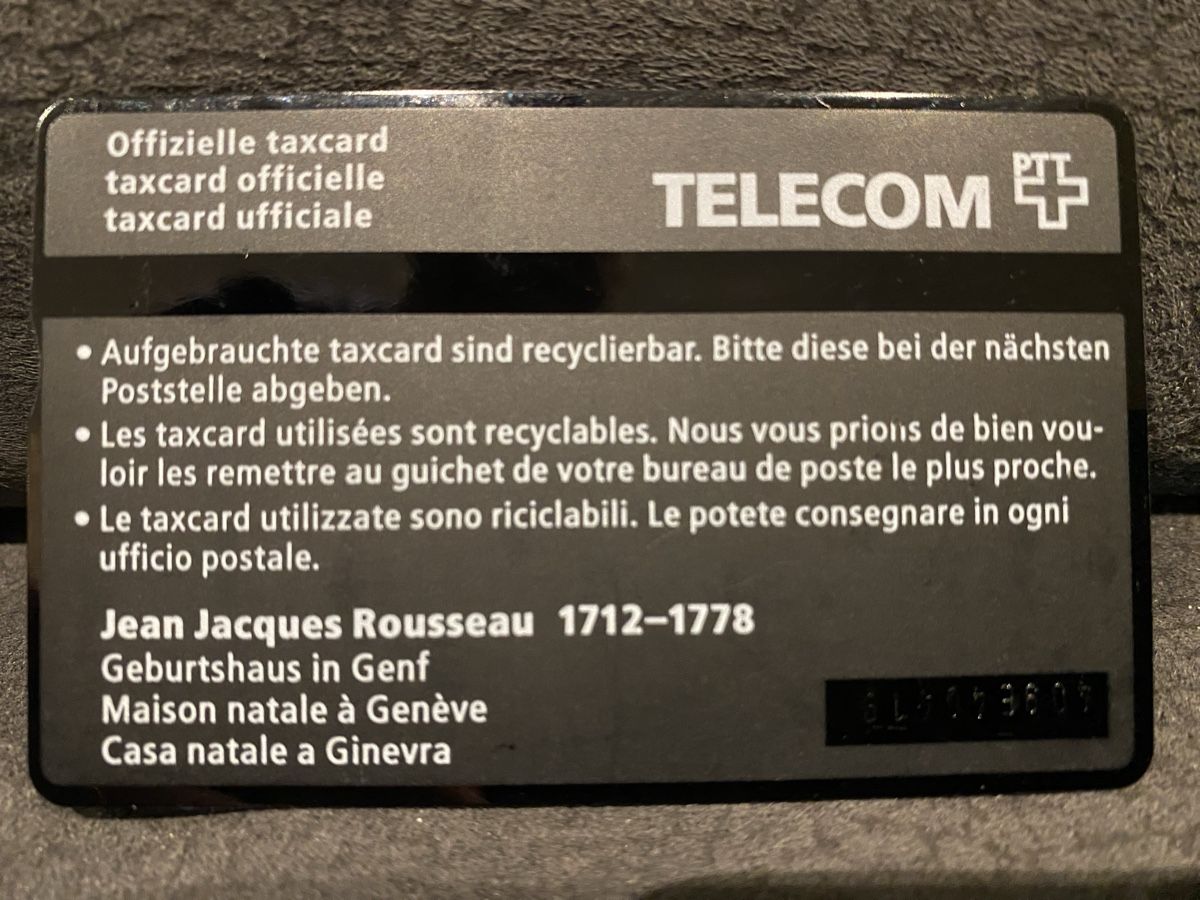 Schede telefoniche: Taxcard 409E – Usato da Lausanne venduto da babacard10 1