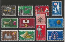 3 Serien Werbemarken 1954/55/56 Postfrisch**