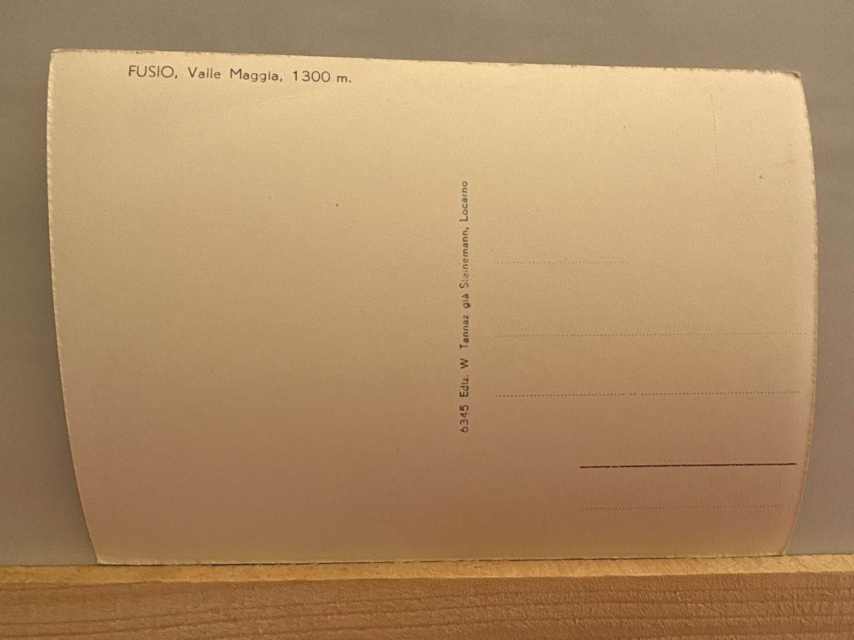 Cartoline postali: AK von Fusio / Valle Maggia – Usato da Rümlang venduto da Kartenpost1 1