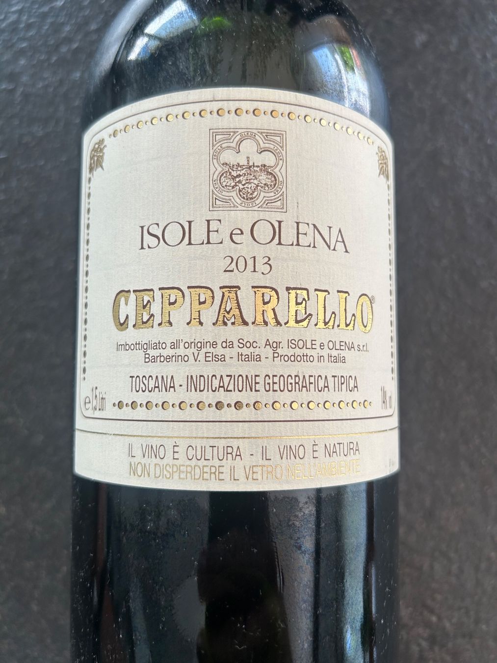Wein: 2013 Isole e Olena, Cepparello, 1.5l – Gebraucht aus Wettswil von ene_8wkc 1
