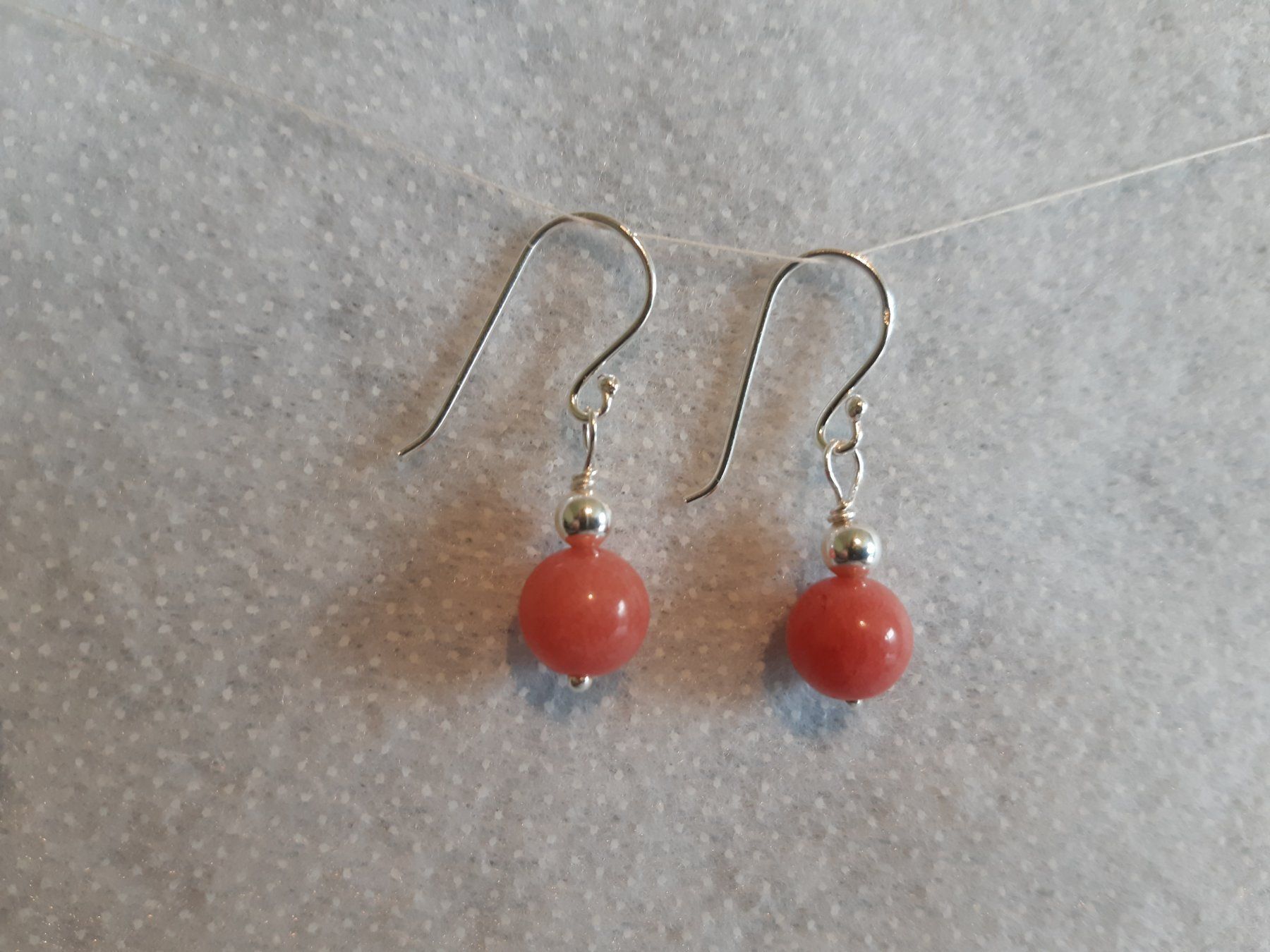 Orecchini pendenti & Orecchini a lobo: Ohrringe Sterling Silber 925 - Rot – Nuovo e nell'imballaggio originale da Einsiedeln venduto da My__Way 1