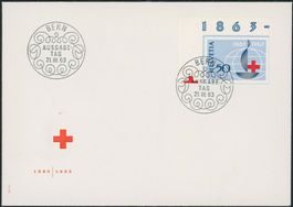 1963 - Rotes Kreuz - Blockausschnitte - Ersttagsbrief FDC ET
