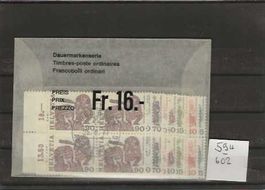 timbre 594-602 bloc de 4