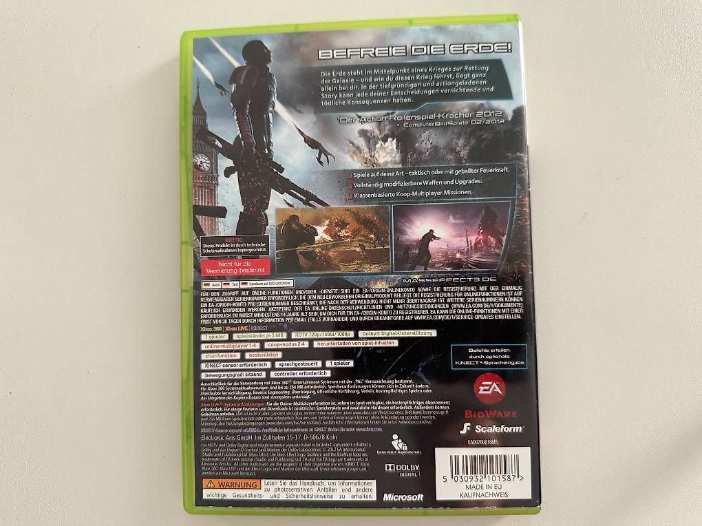 Microsoft Giochi: Mass Effect 3, Xbox 360, Xbox One, Series X – Usato da Couvet venduto da Aura_aura 2