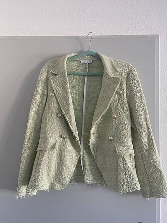 Lindgrüner Blazer von Sasa Studio UK - Grösse M