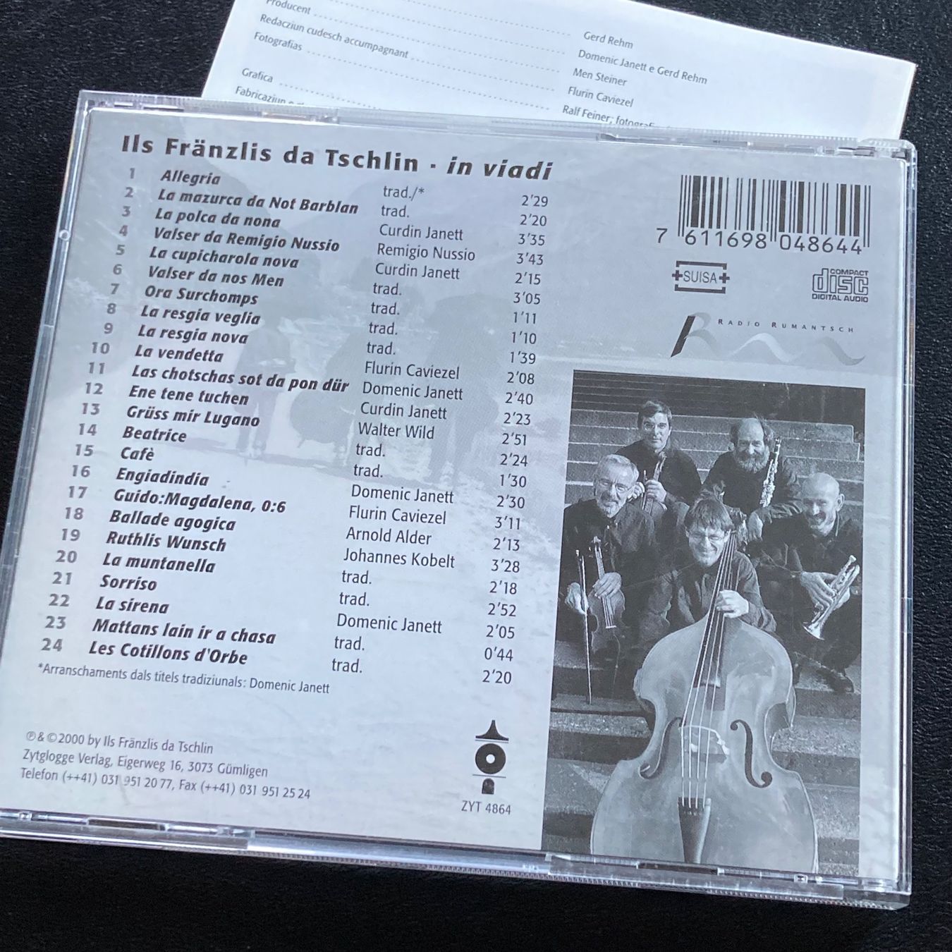 CDs: Ils Fränzlis Da Tschlin - In Viadi – Gebraucht aus Bern von Ntsamina 1
