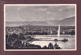 GENEVE vu de Cologny - 1935