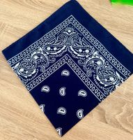 BANDANA MIT PAISLEY  PRINT, DUNKELBLAU NEU