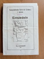 Landeskarte Einsiedeln 1948