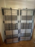 Lot de 2 sommiers 80x200 avec tête réglable 