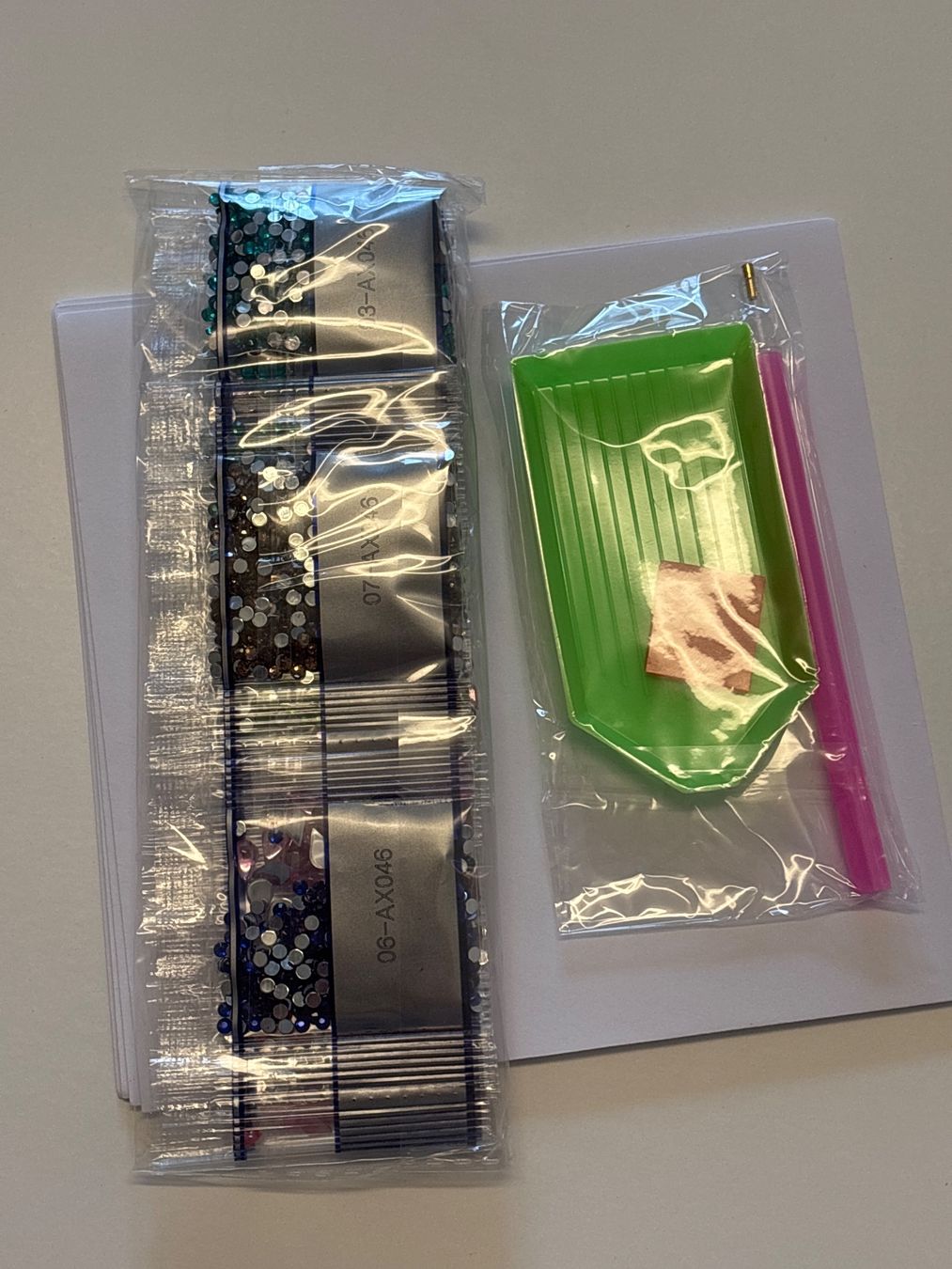Bastelsets: Diamond Paiting Karten Pfau 🦚 – Neu (gemäss Beschreibung) aus Amriswil von SCHLOSSGEISTLI 1