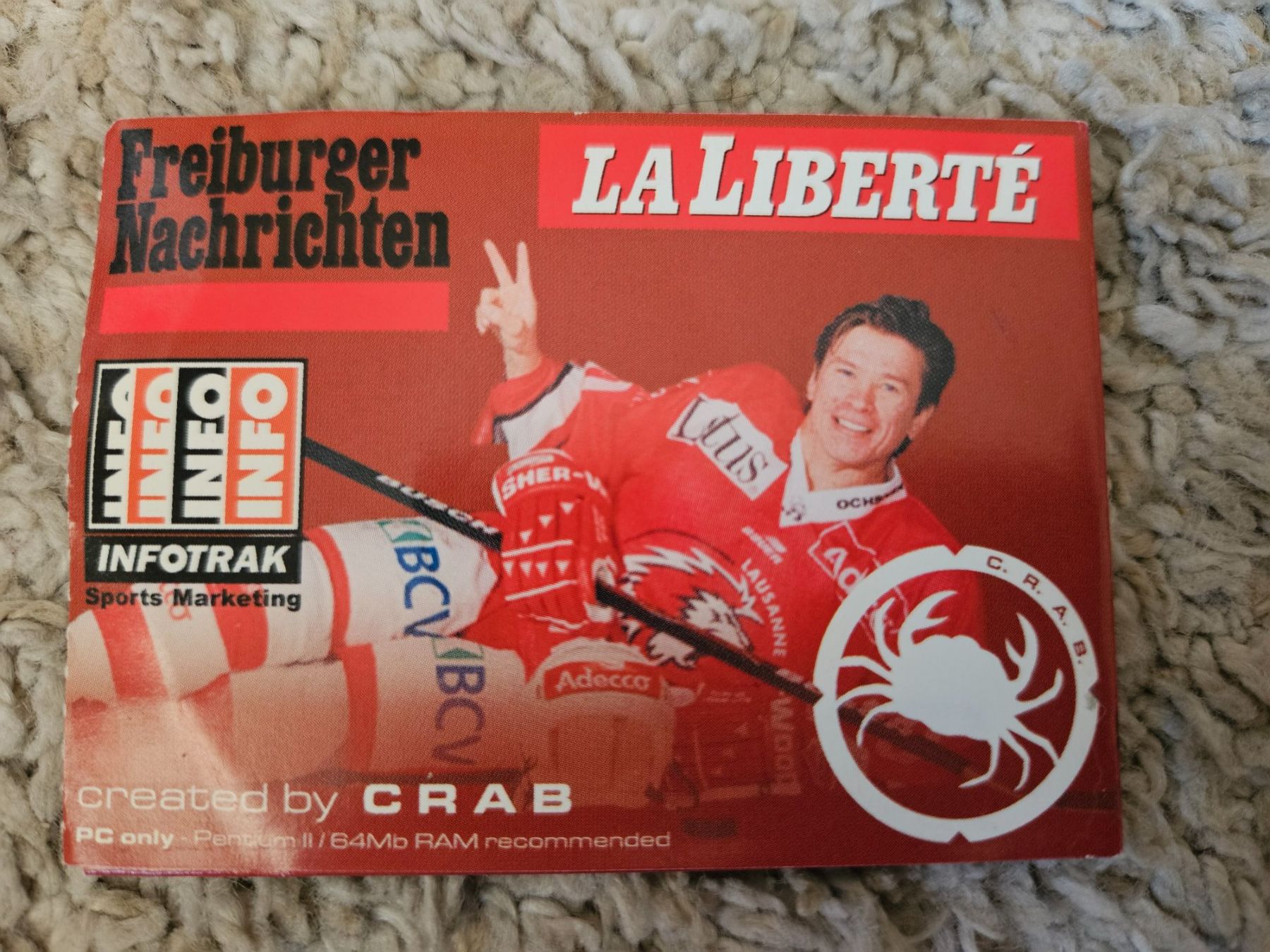 Tutti i DVDs: Mini DVD, "Merci Slava" 19.08.2000 / Slava Bykov / HCFG- LHC – Usato da Lutry venduto da Buby 1