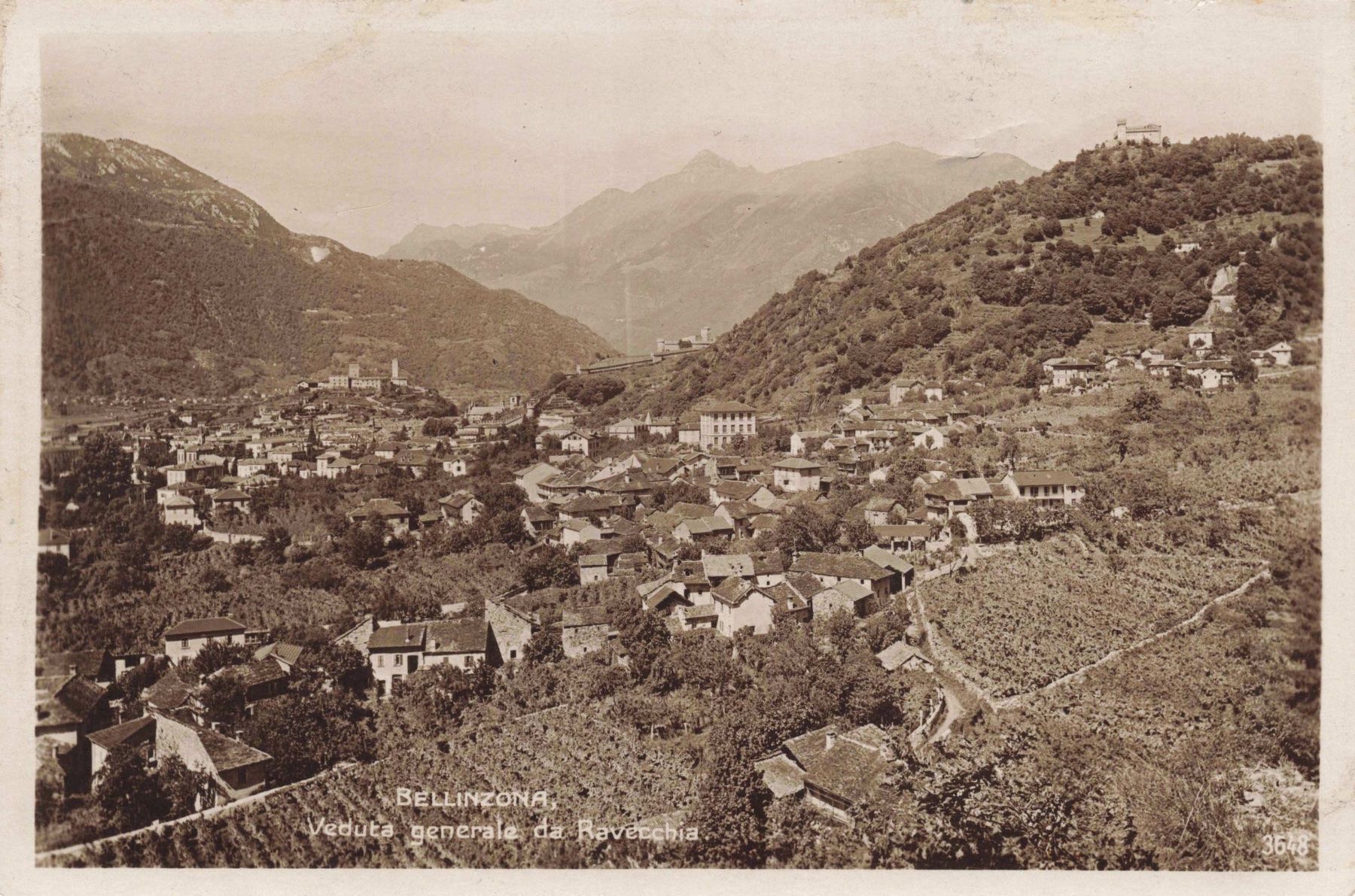 Cartoline postali: Bellinzona Ravecchia – Usato da Biasca venduto da Blenio71