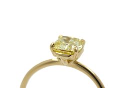 TIFFANY True Solitär Ring 1.52ct Fancy Yellow GIA S4324