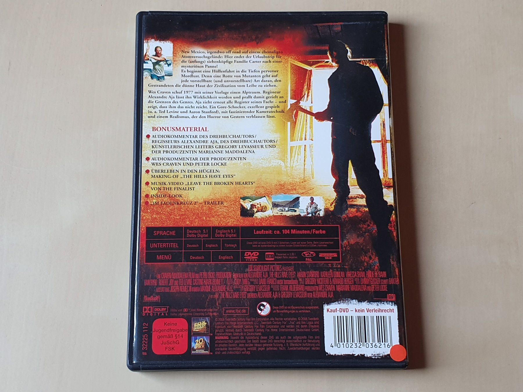 Alle DVDs: The Hills have Eyes – Gebraucht aus Stansstad von collectorsshop 1