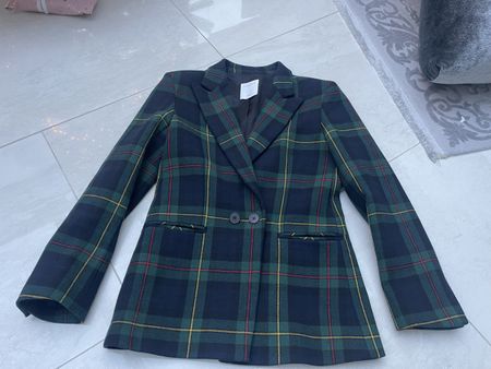 Sandro Paris Blazer, Kariert, Gr. 36, Wolle, Top Zustand!