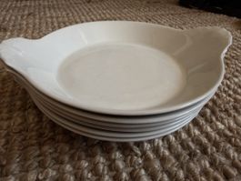 Apilco France Gratin / Soufflé Teller aus Porzellan