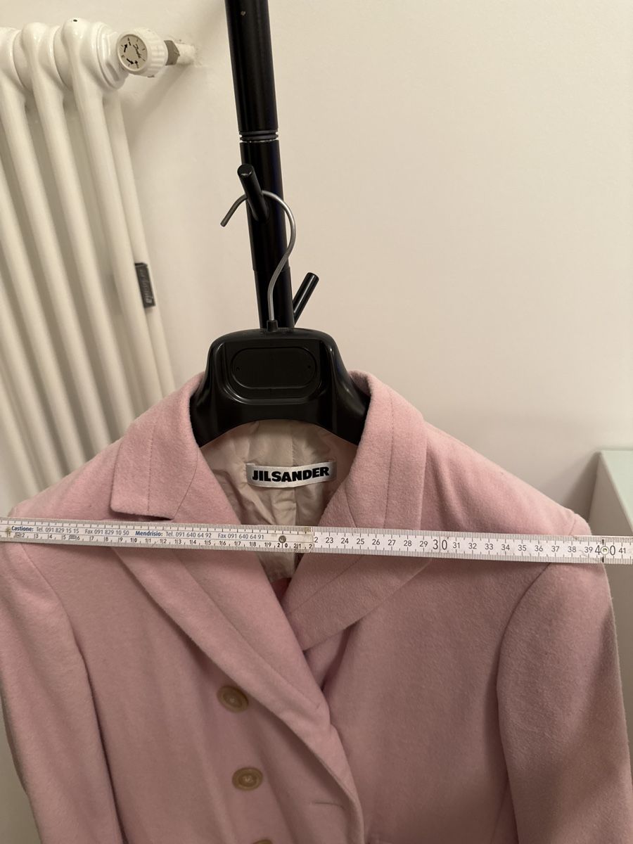 Jil Sander Cappotti: Jil Sander cappotto cashmere rosa, DE 36 – Usato da Viganello venduto da Cathy3 5