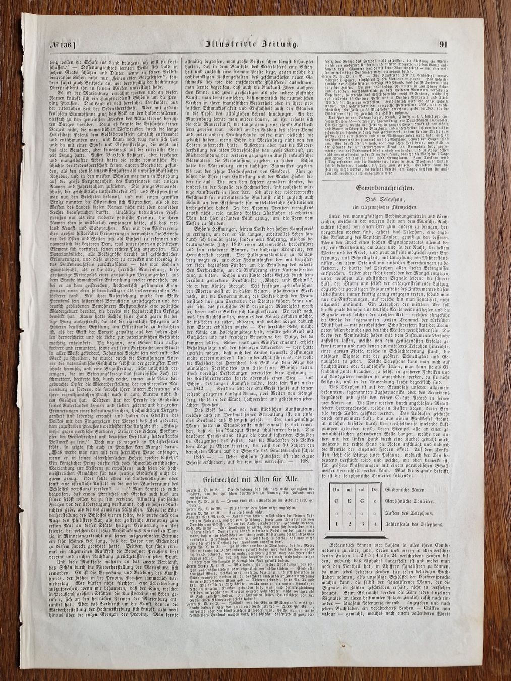 Stiche: Telefon John Taylor Telegraphie   -   Stich 1846 – Gebraucht aus Röthenbach i. E. von Heureka5 2