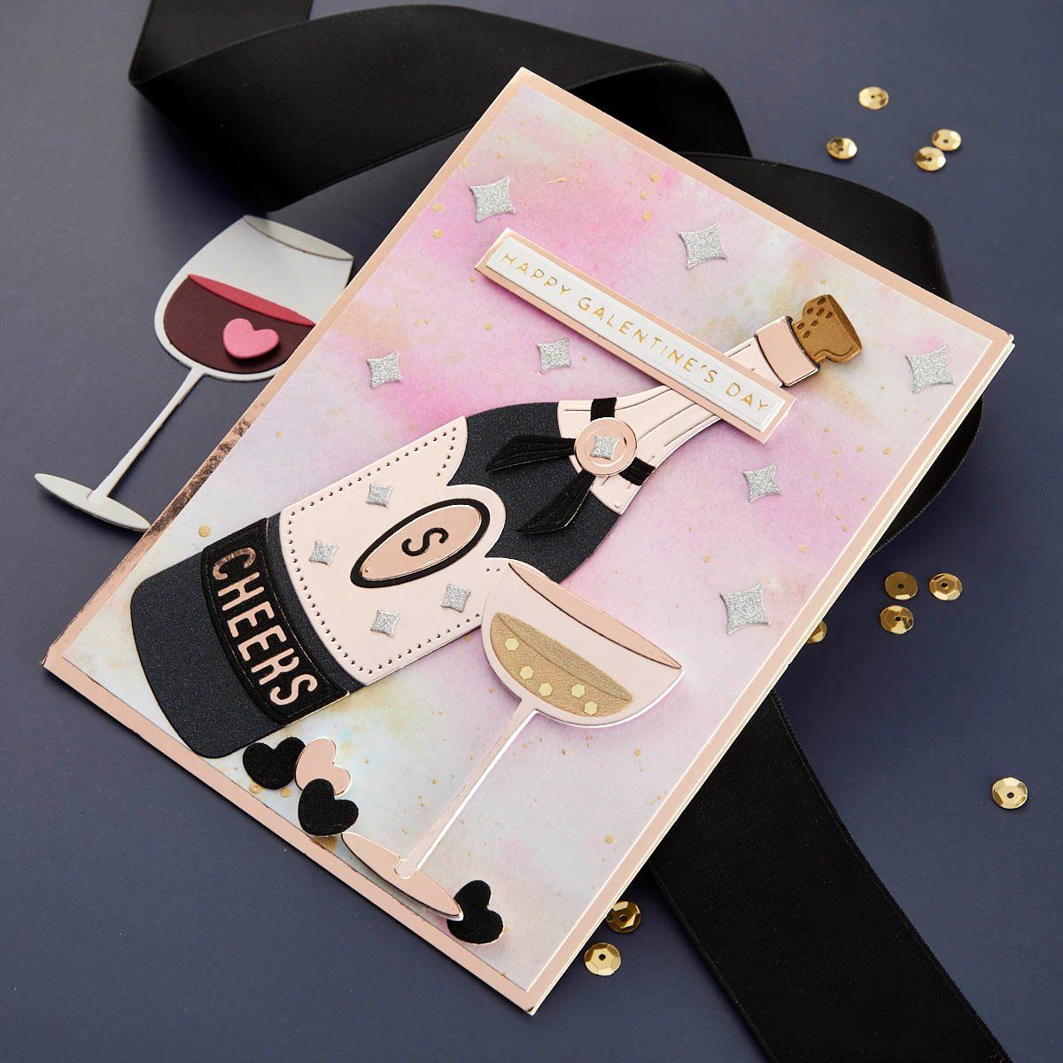 Sciablone: Spellbinders Dies ** Cheer to Us ** – Nuovo e nell'imballaggio originale da Rubigen venduto da rofi100