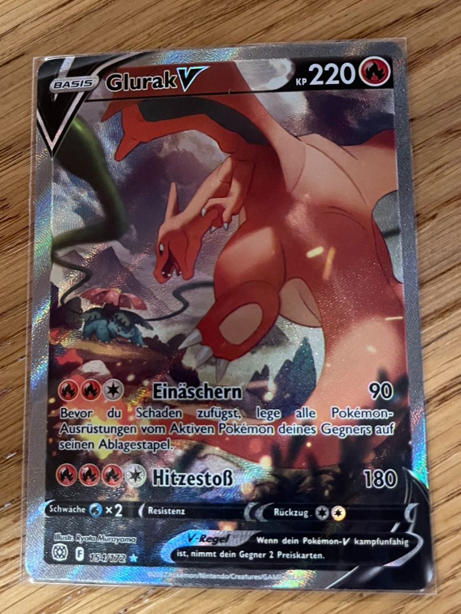 Pokémon Cartes à collectionner: Glurak V (BRS 154) – Neuf (Voir description) à St. Niklaus VS par tru_vj5x 2