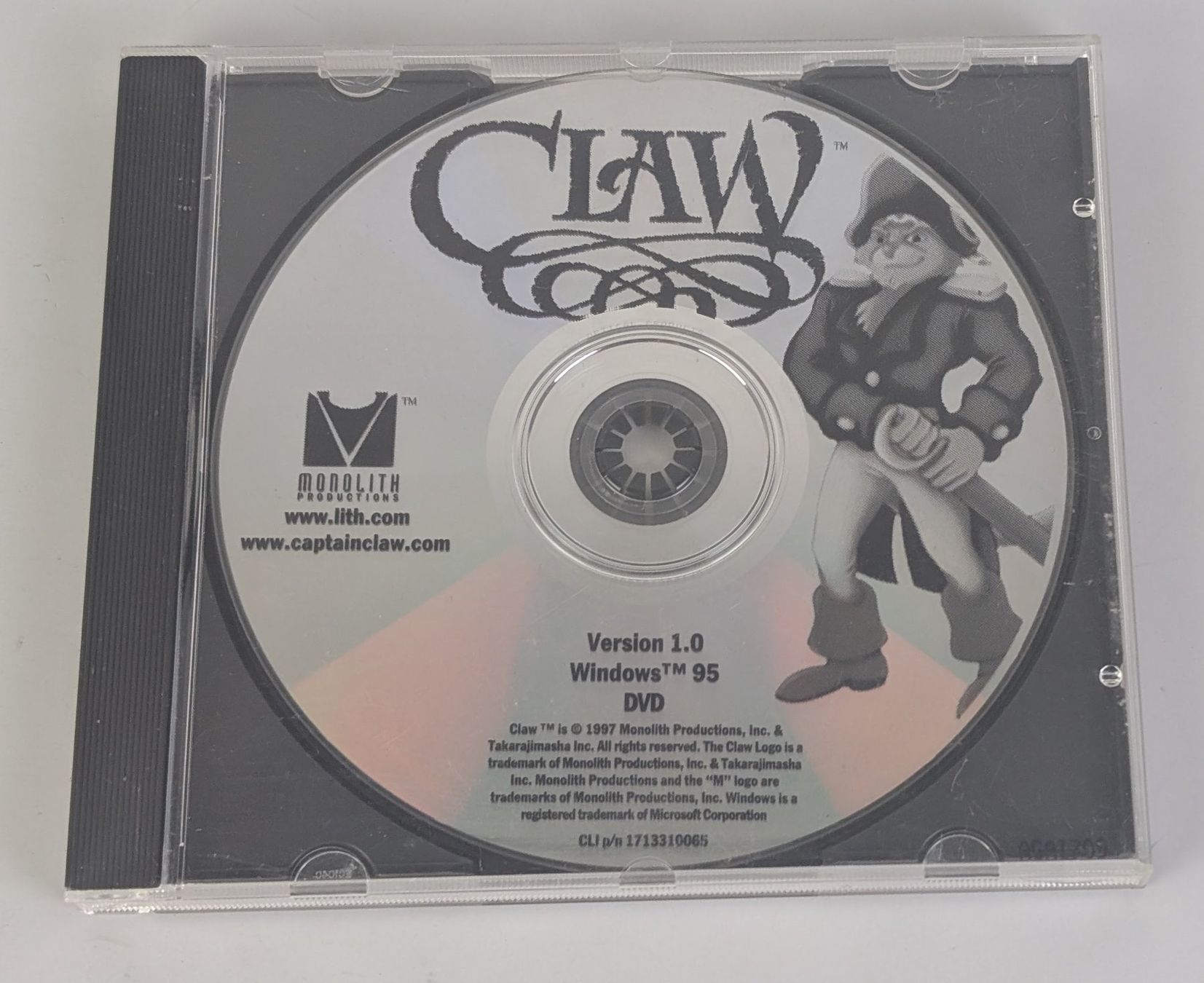 Software: Original PC Game CLAW Version 1.0 Windows 95 DVD Top! – Usato da Zürich venduto da axolottchen