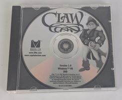 Original PC Game CLAW Version 1.0 Windows 95 DVD Top!