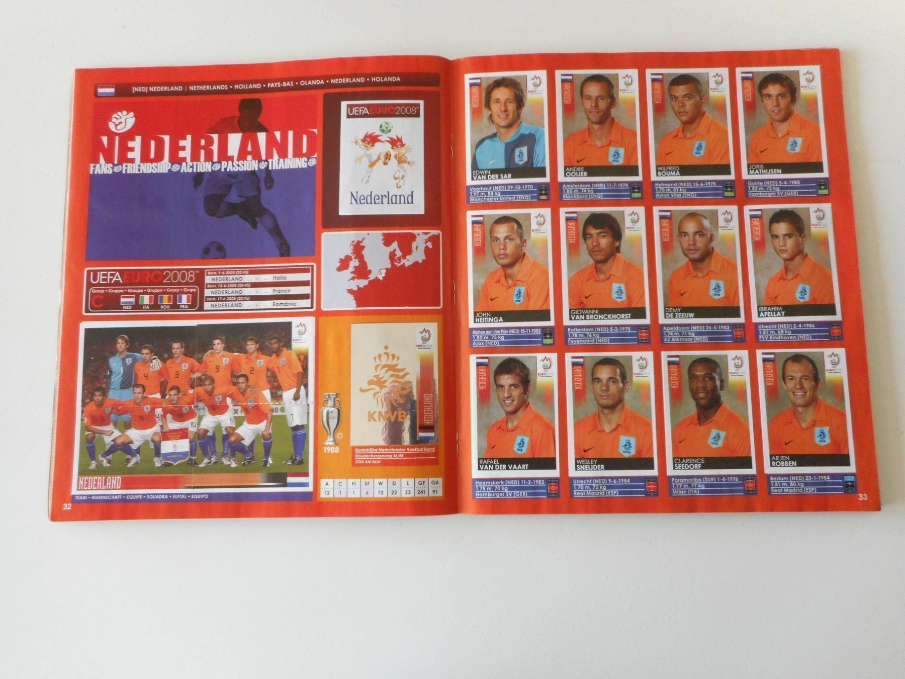 Panini Sammelbilder & Trading cards: Panini EM/Euro Album 2008 komplett 5 – Gebraucht aus Cham von Paniniworld 7