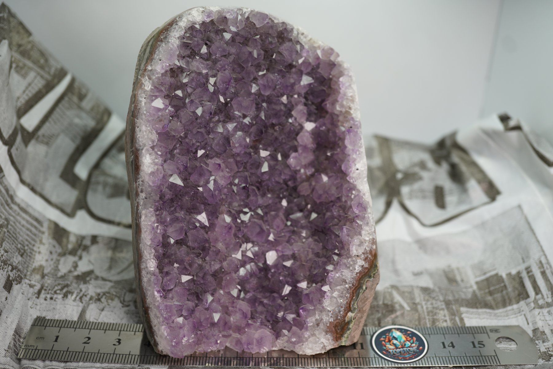 Minerali & Pietre curative: Amethyst Druse  10 cm x  8cm     Direkt – Nuovo e nell'imballaggio originale da Eschenbach SG venduto da topstone