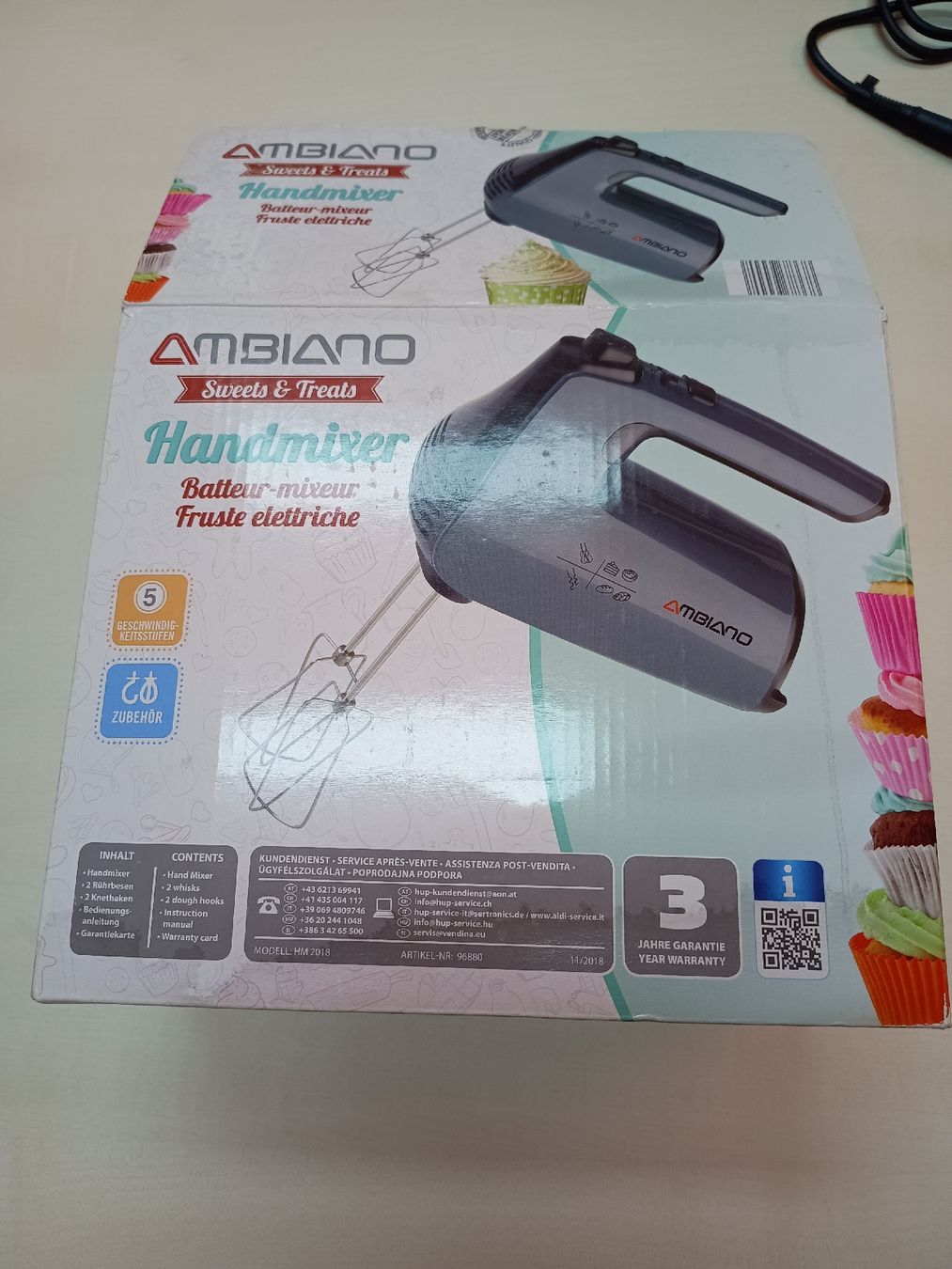 Ambiano Elettrodomestici da cucina: Handmixer AMBIANO, gebraucht – Usato da Döttingen venduto da Schlei 1