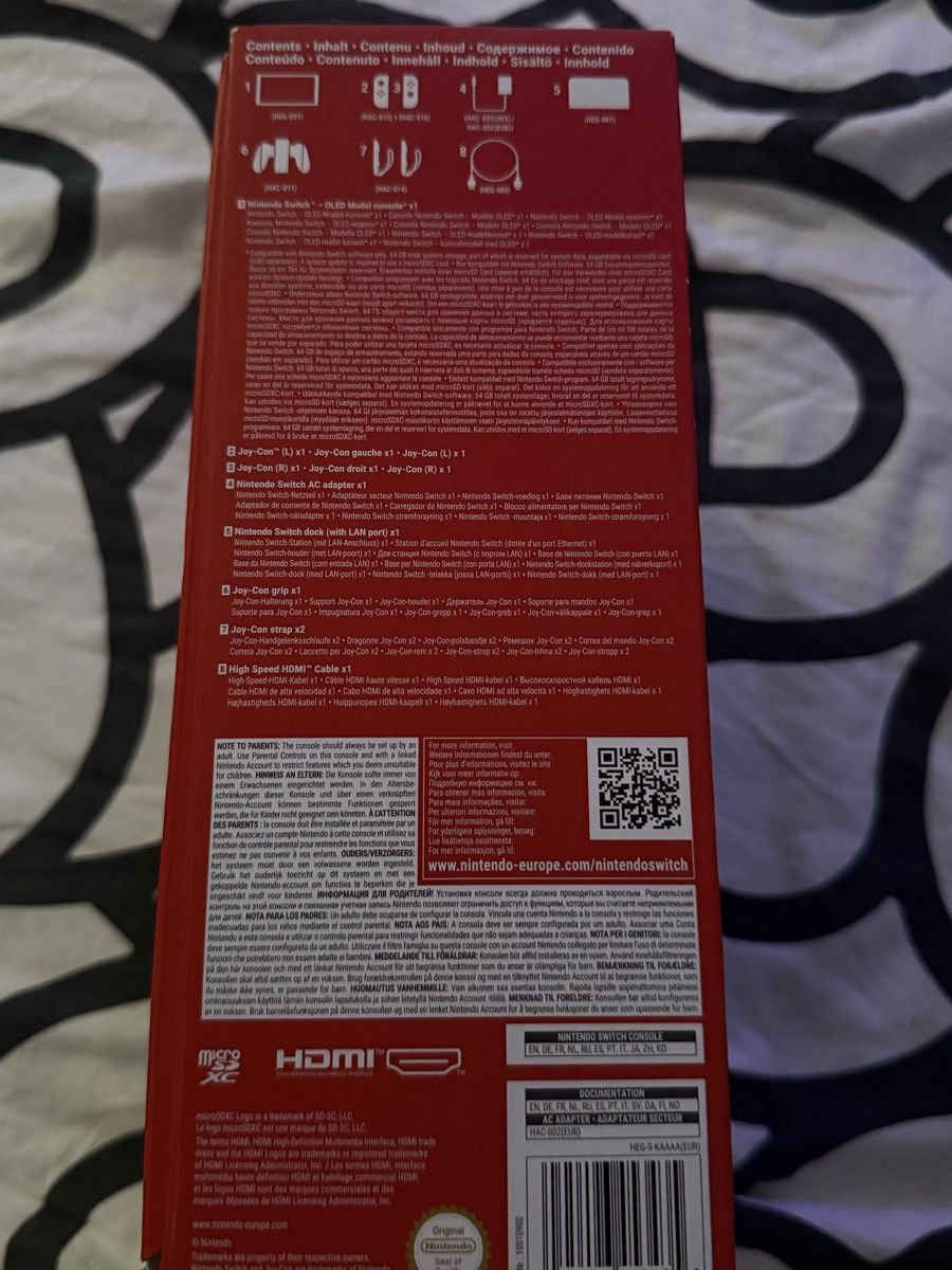 Nintendo Console: Nintendo Switch OLED Modèle blanc NEUF – Usato da Bioley-Orjulaz venduto da ele_yh96 1